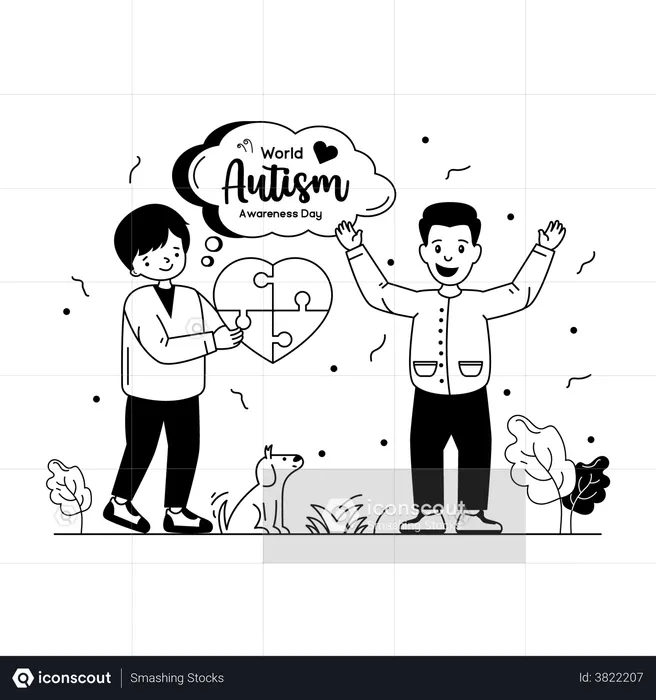Autism Awareness  Illustration