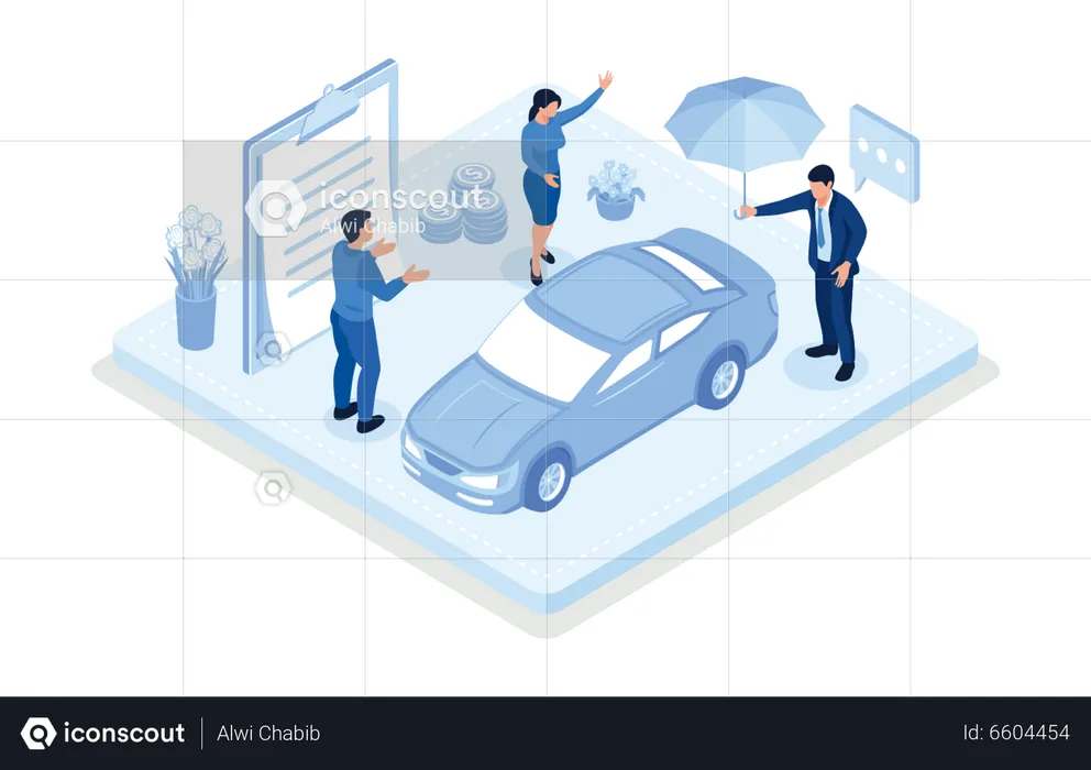 Auto Insurance  Illustration