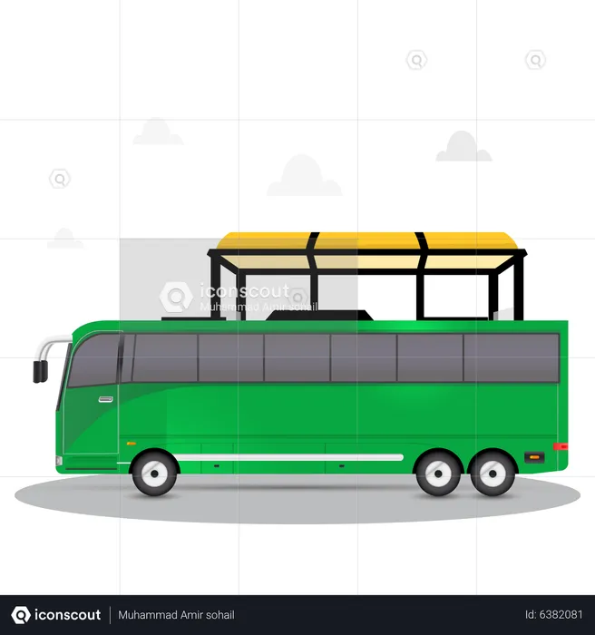 Autobús público  Ilustración