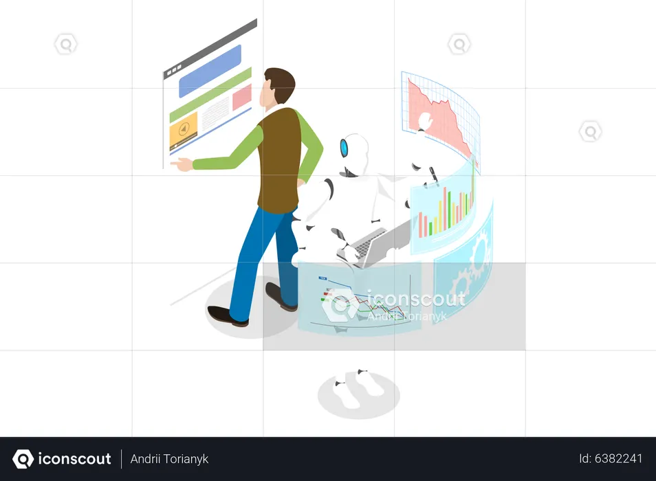 Automatisation des processus robotisés  Illustration