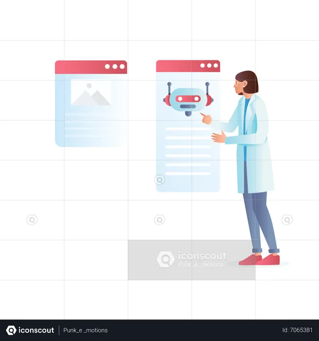 Automatisierung im Krankenhaus  Illustration