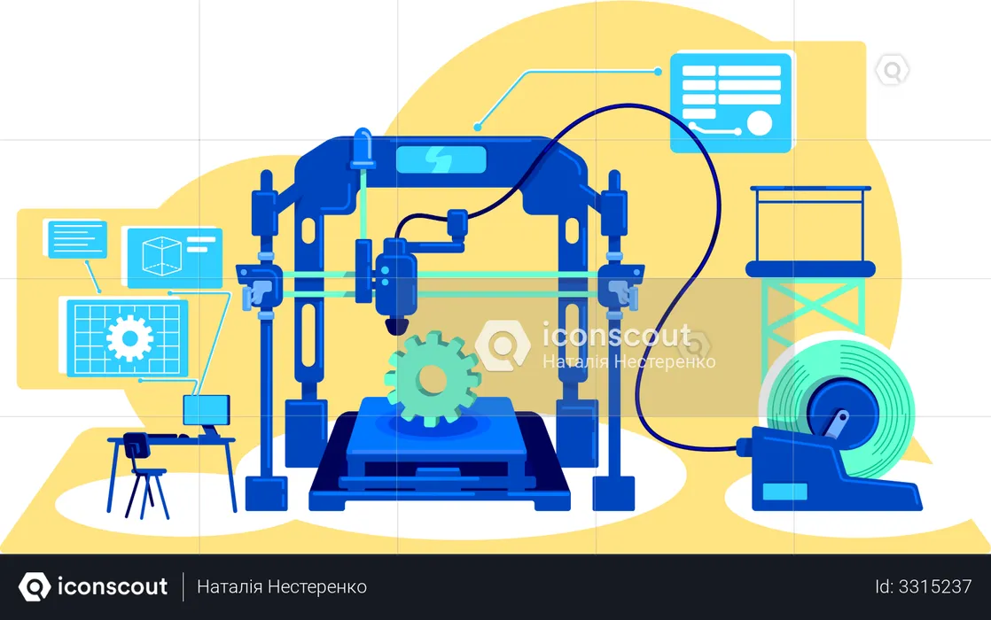 Automatization of production  Illustration