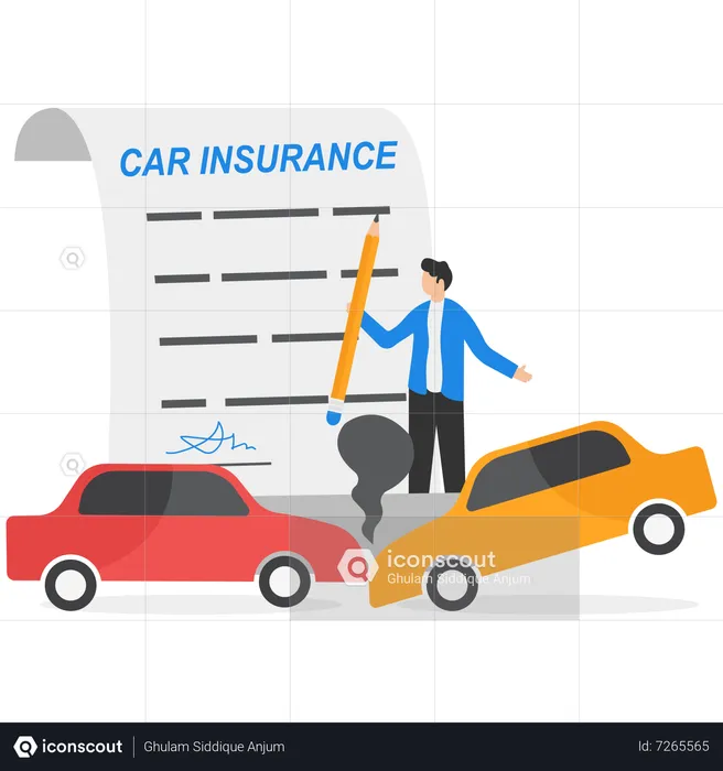 Automobile insurance  Illustration