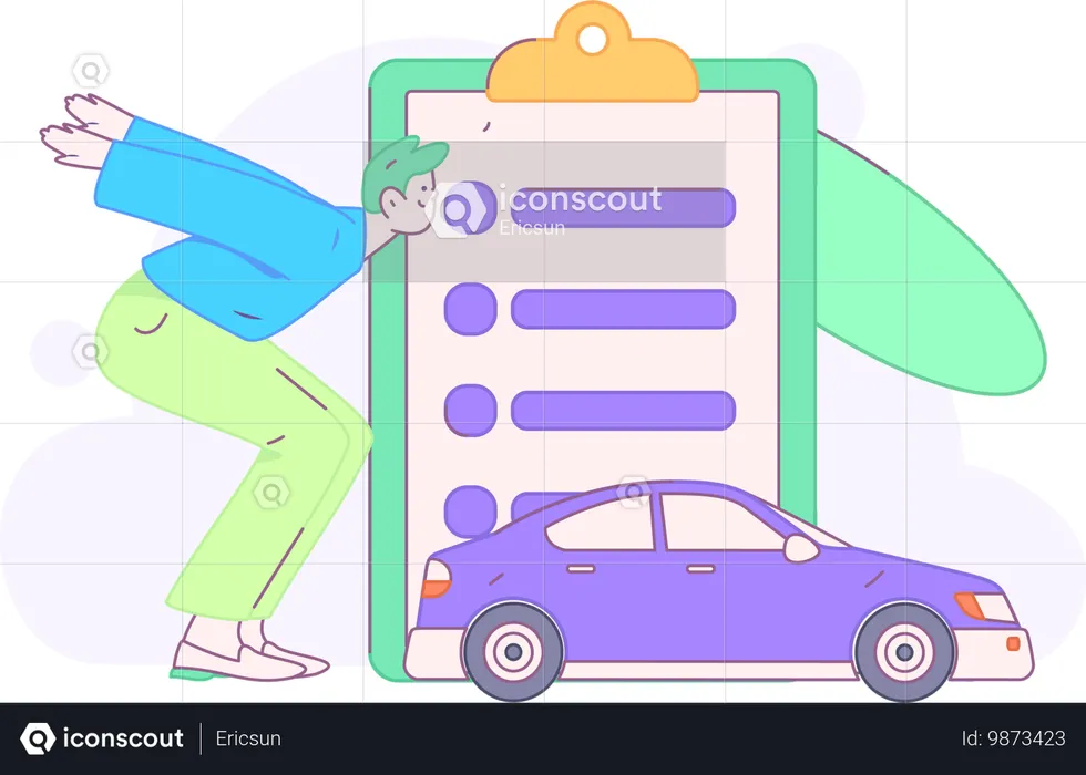 Automobile Insurance Plan  Illustration