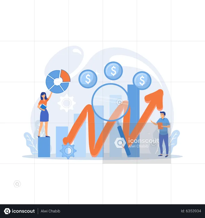 Avaliação da estratégia de desenvolvimento de negócios  Ilustração