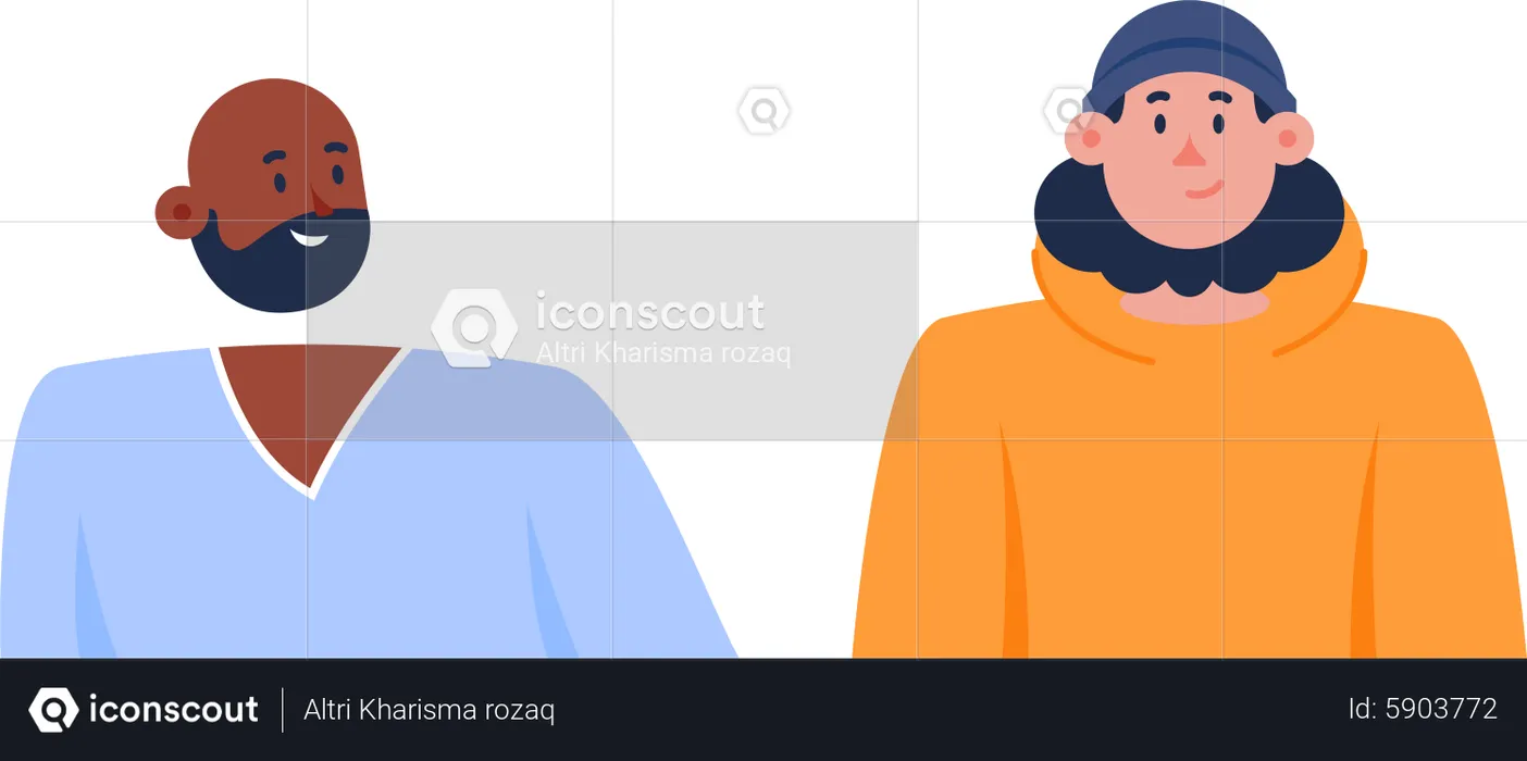 Avatar masculino  Ilustração