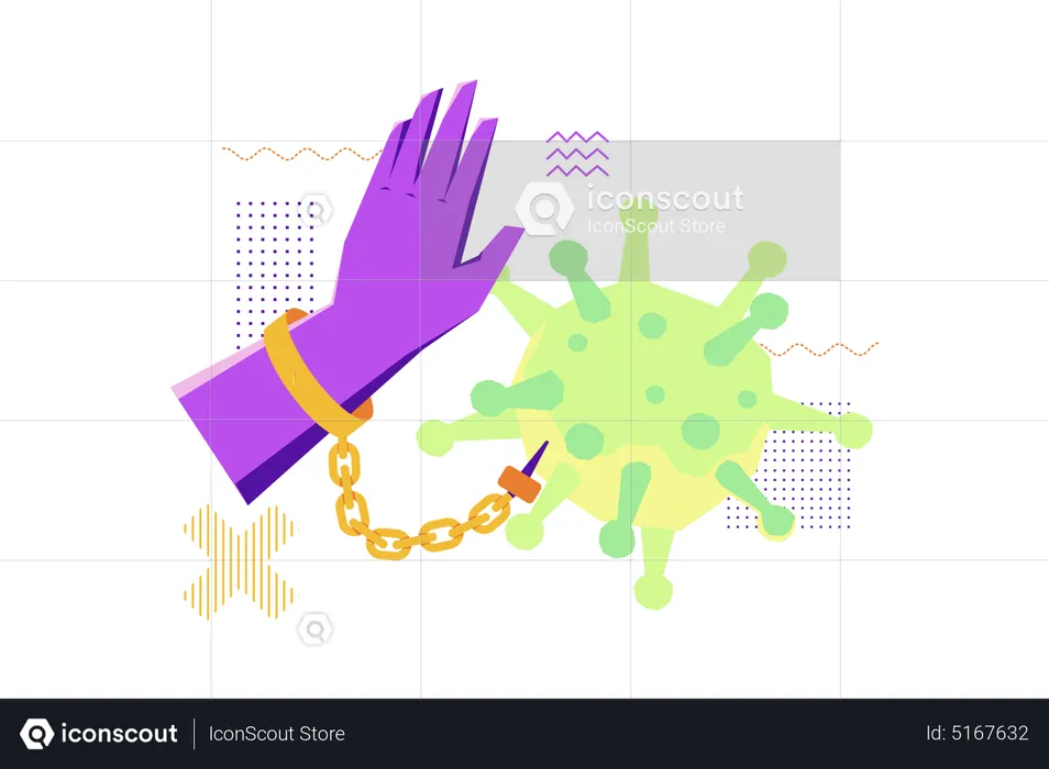 Avoid Handshake  Illustration