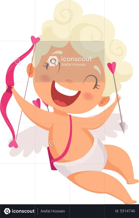 Baby angel  Illustration