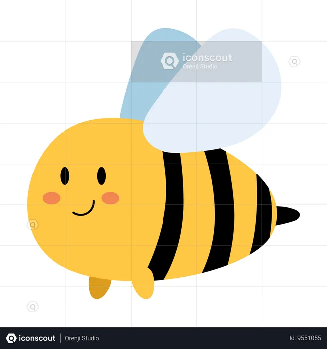 Baby bee  Illustration