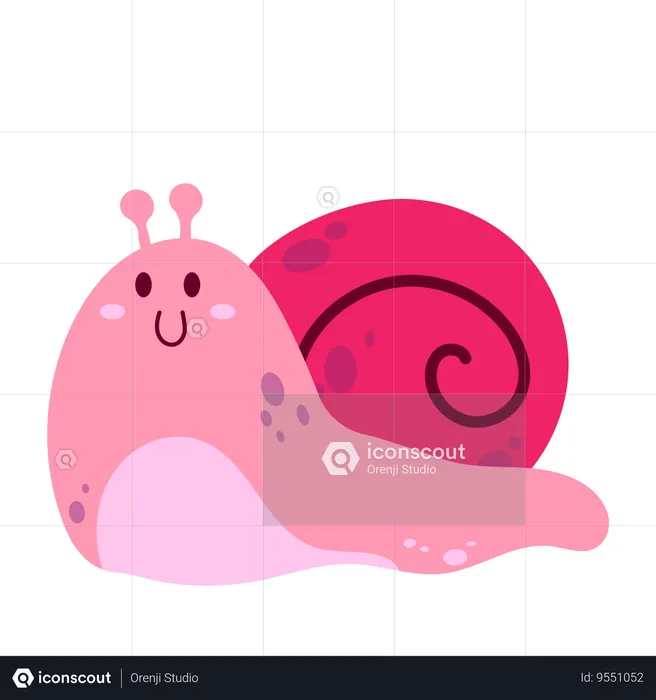 Baby snail  Illustration