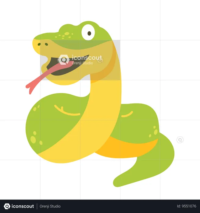 Baby snake  Illustration