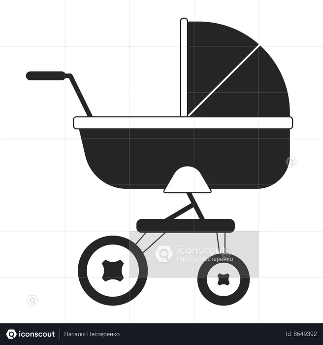 Baby stroller  Illustration