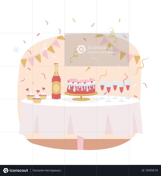 Bachelorette party  Illustration