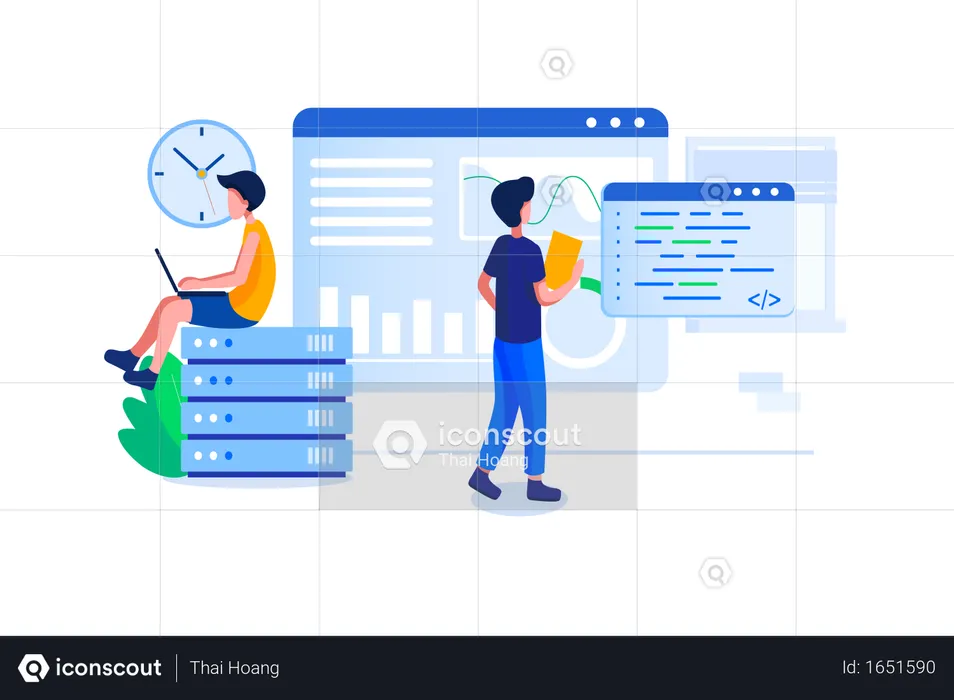 Backend-Ingenieur  Illustration