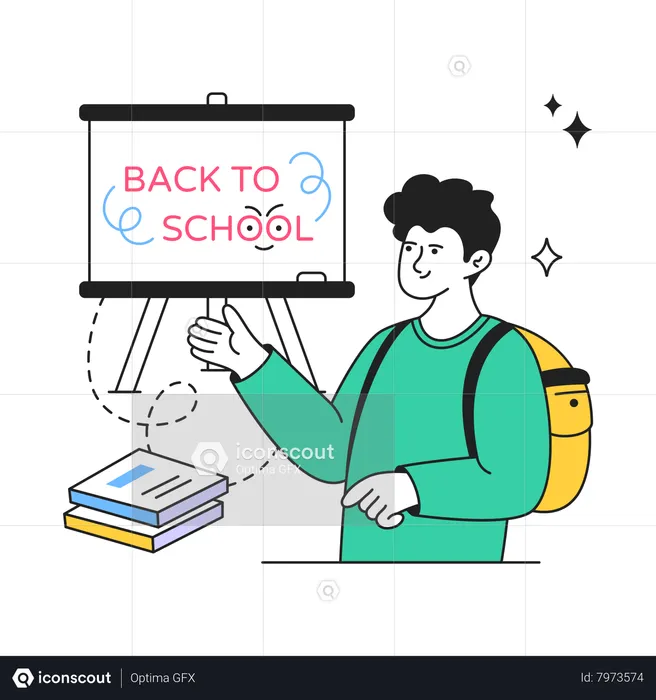 Back To School  Illustration