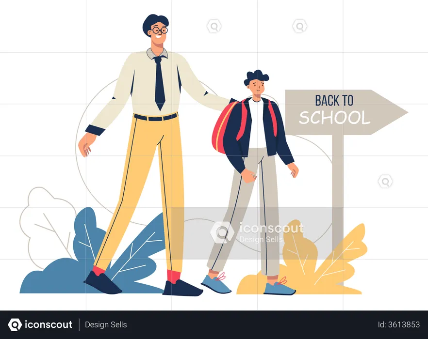 Back To School  Illustration