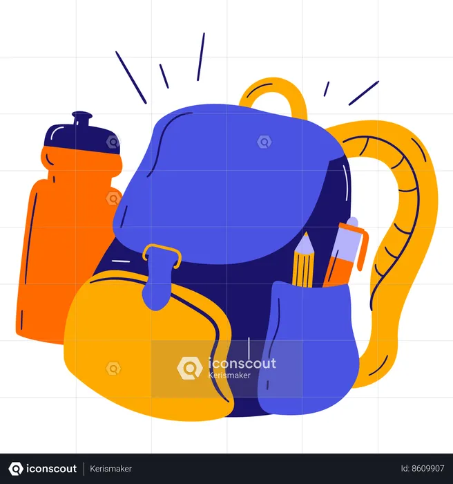 Backpack  Illustration