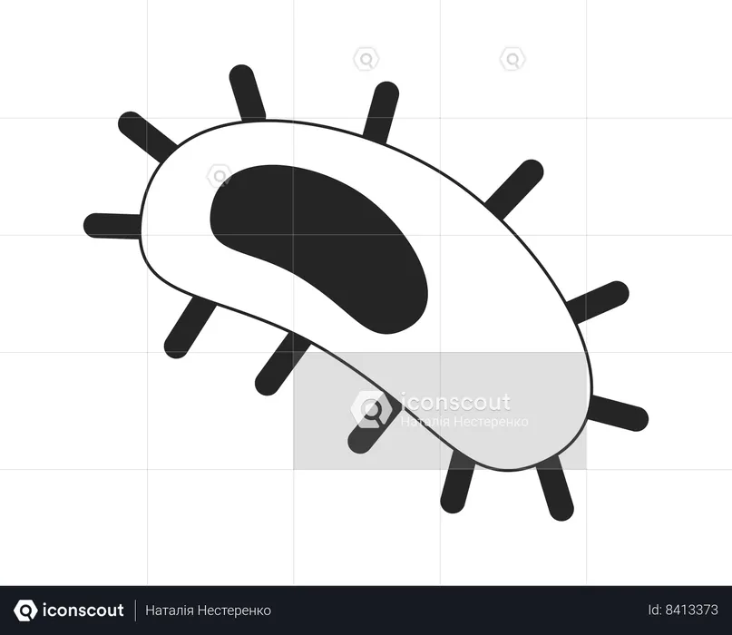 Bacterial infection  Illustration