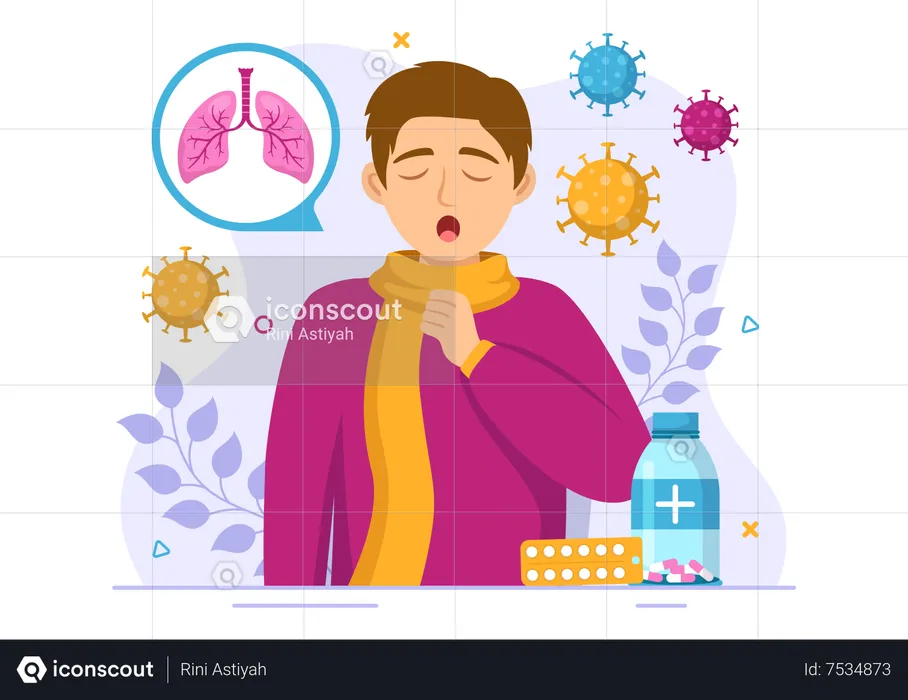 Bacterial Respiratory Infection Illustration - Free Download Healthcare ...