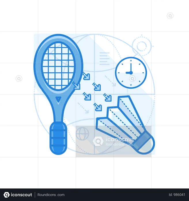 Badminton  Illustration