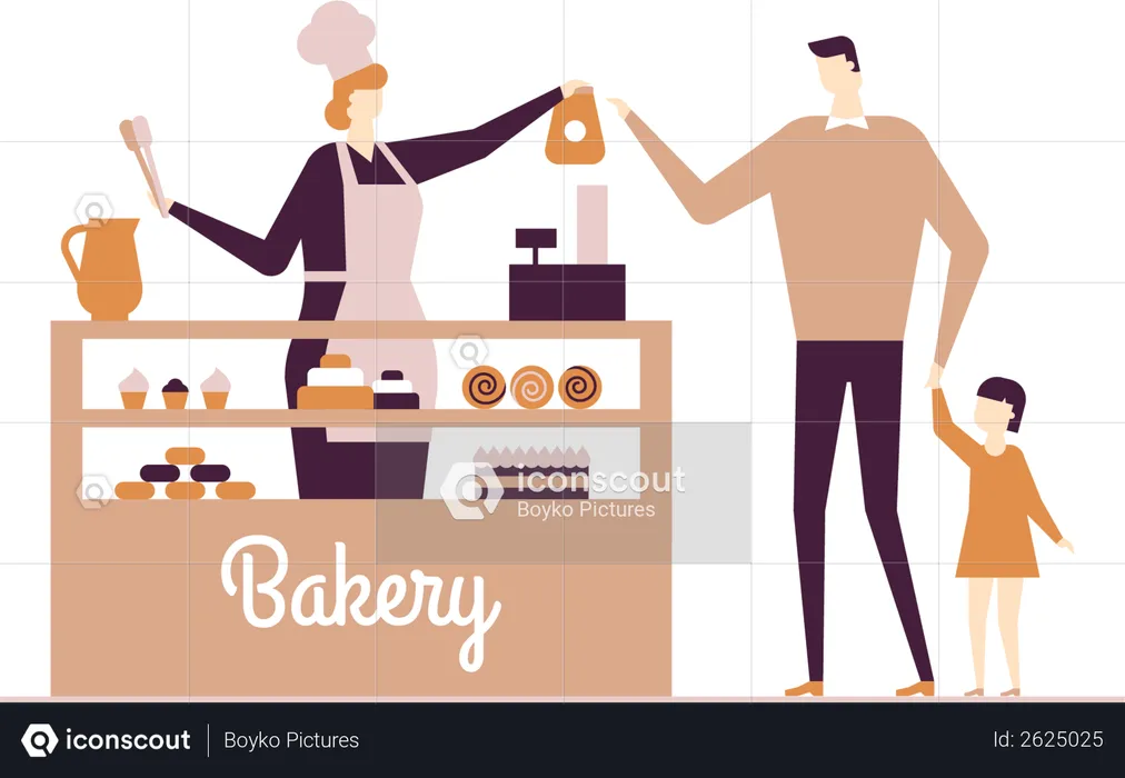 Bakery shop  Illustration