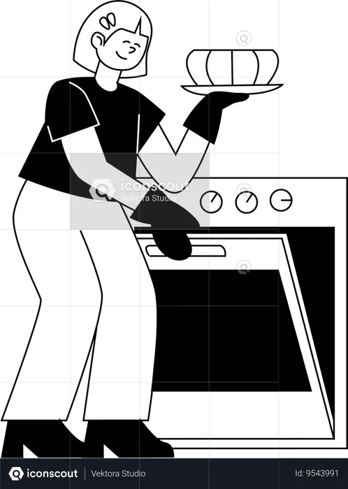 Baking Day  Illustration