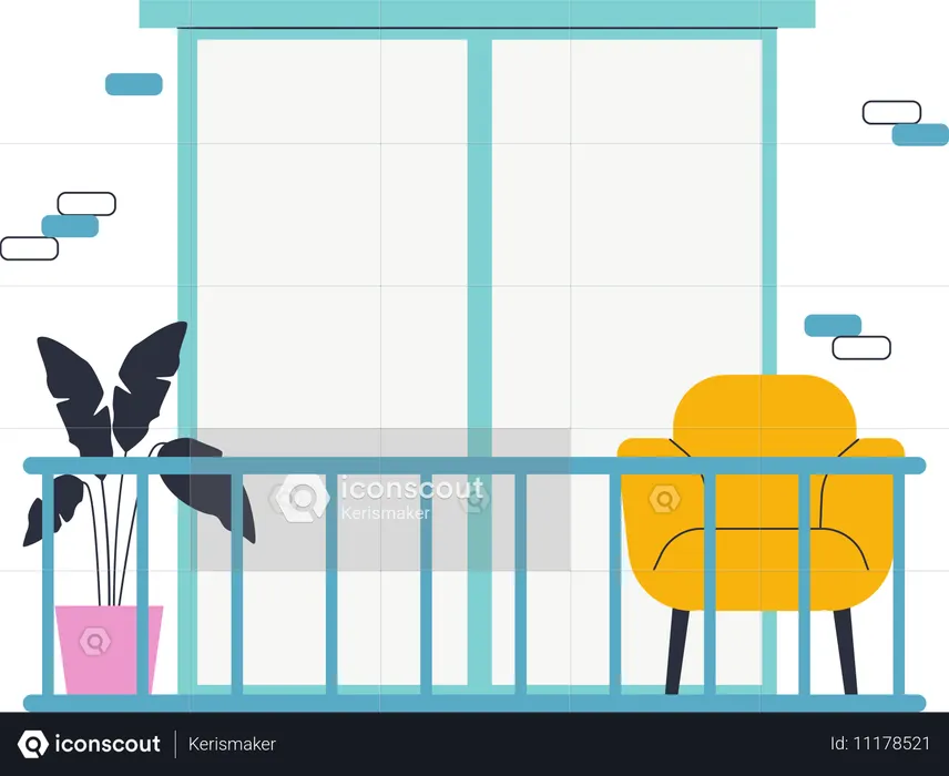 Balcony  Illustration