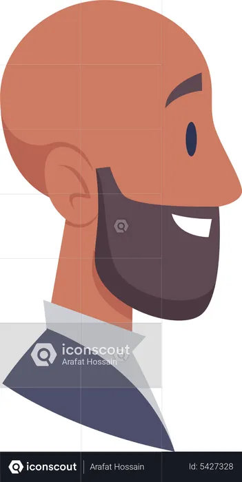 Bald Man Illustration - Free Download People Illustrations | IconScout