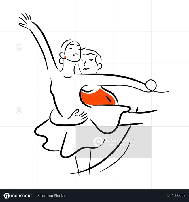 Ballet Dance  Illustration