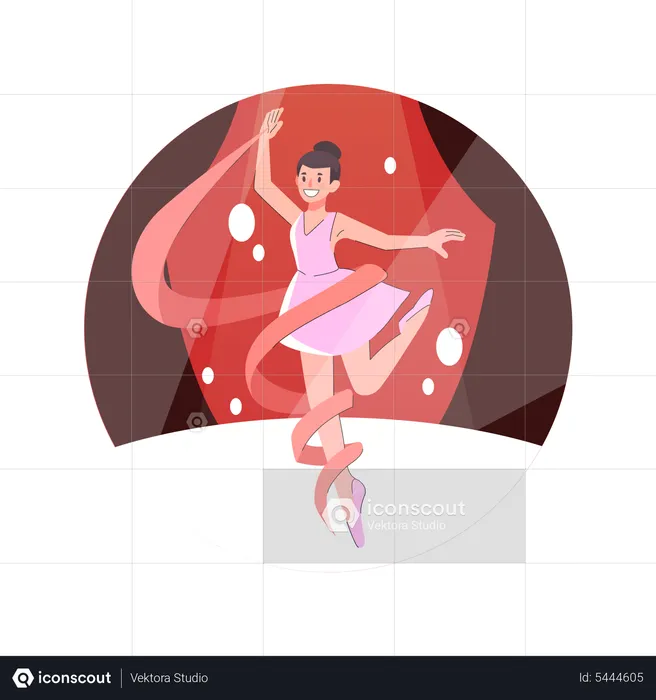 Ballet dancer  Illustration
