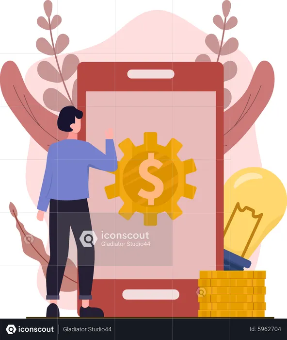 Banca Digital  Ilustración