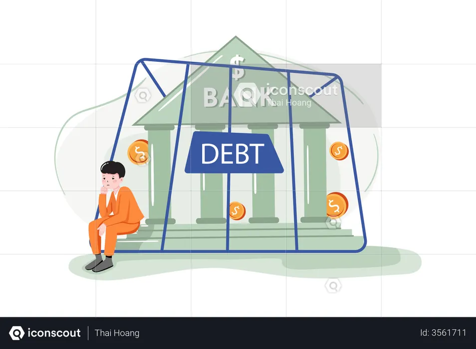 Bank debt  Illustration