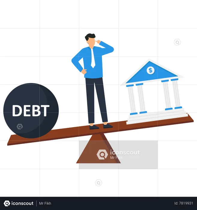Bank debt  Illustration
