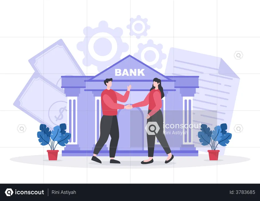 Bank Loan for property  Illustration
