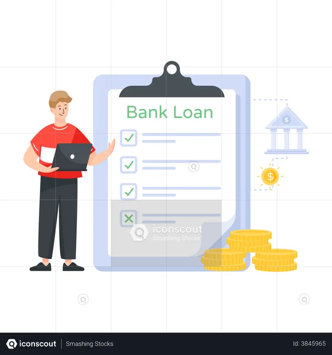 Bank Loan  Illustration