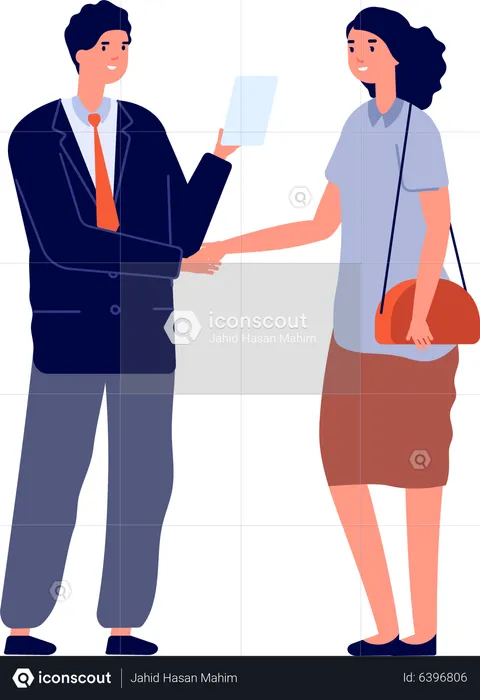 Bank-Manager  Illustration