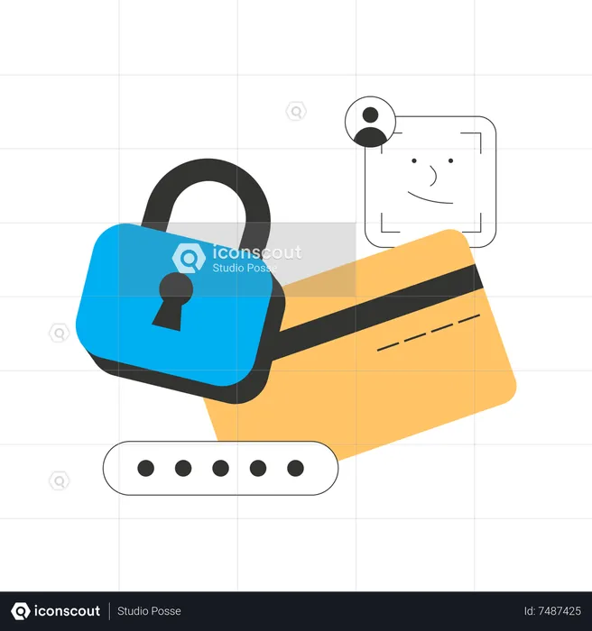 Bank security  Illustration