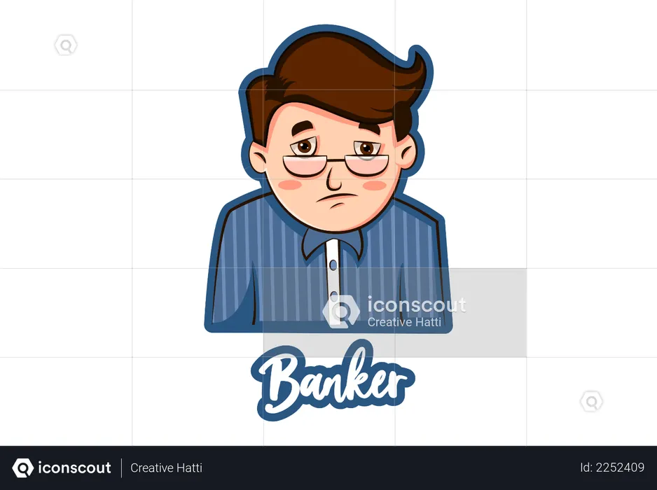 Banker  Illustration