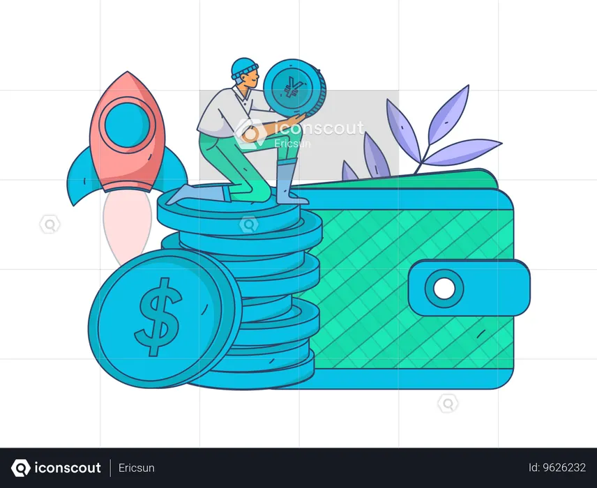 Banking App  Illustration