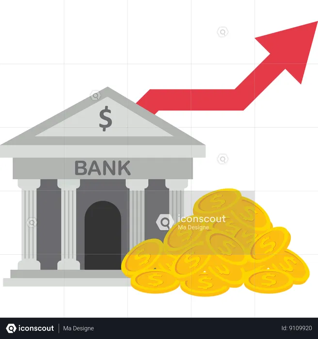 Banking Business Growth Illustration - Free Download Business ...