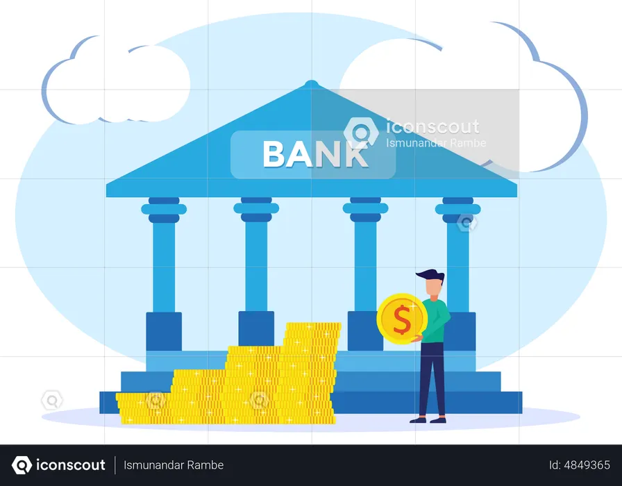 Bankinvestition  Illustration
