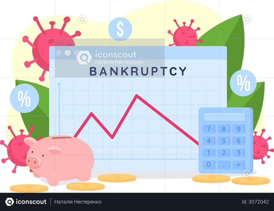 Bankruptcy rate  Illustration