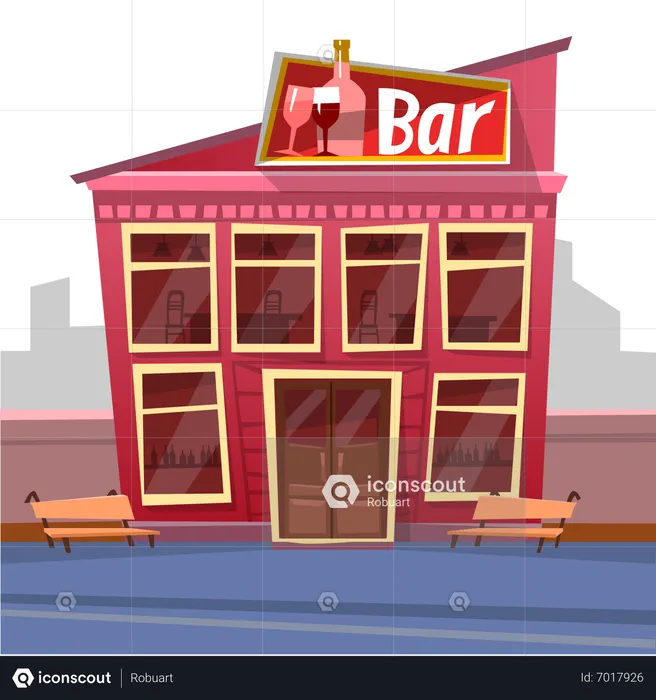 Bar  Illustration