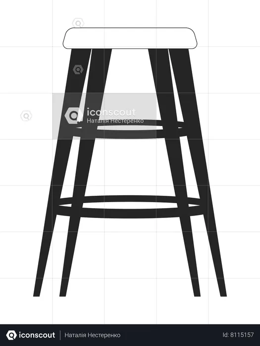 Bar stool  Illustration