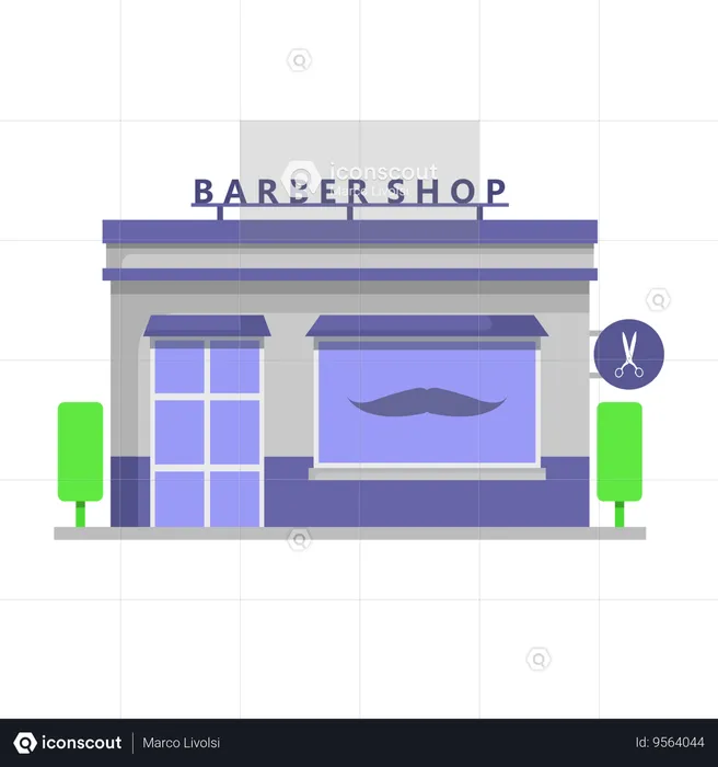 Barber Shop  Illustration