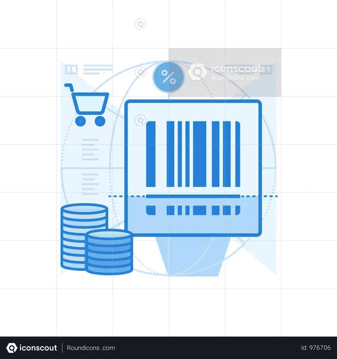 Barcode-Scan  Illustration