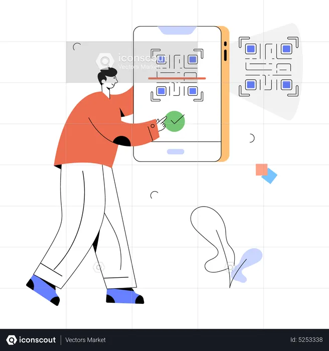 Barcode Scanning  Illustration