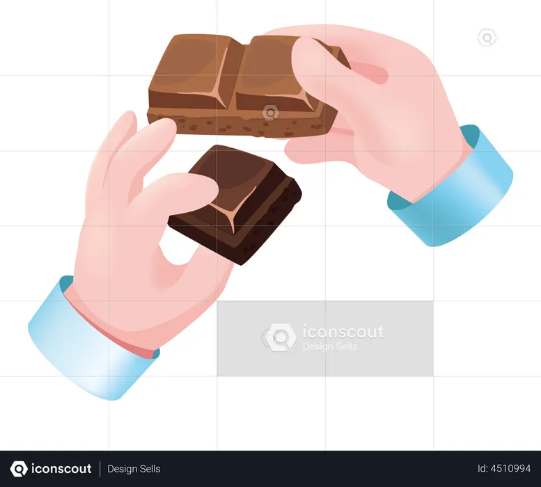 Barre de chocolat  Illustration