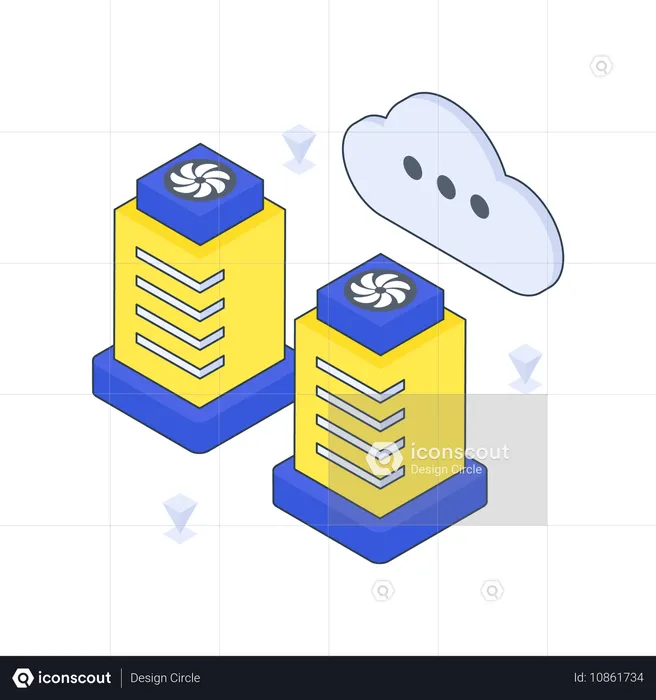 Base de données cloud  Illustration