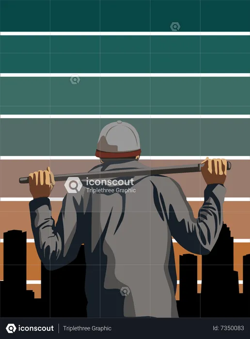 Baseball citizen  Illustration